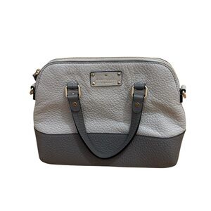 Kate Spade Two-Tone Gray Satchel